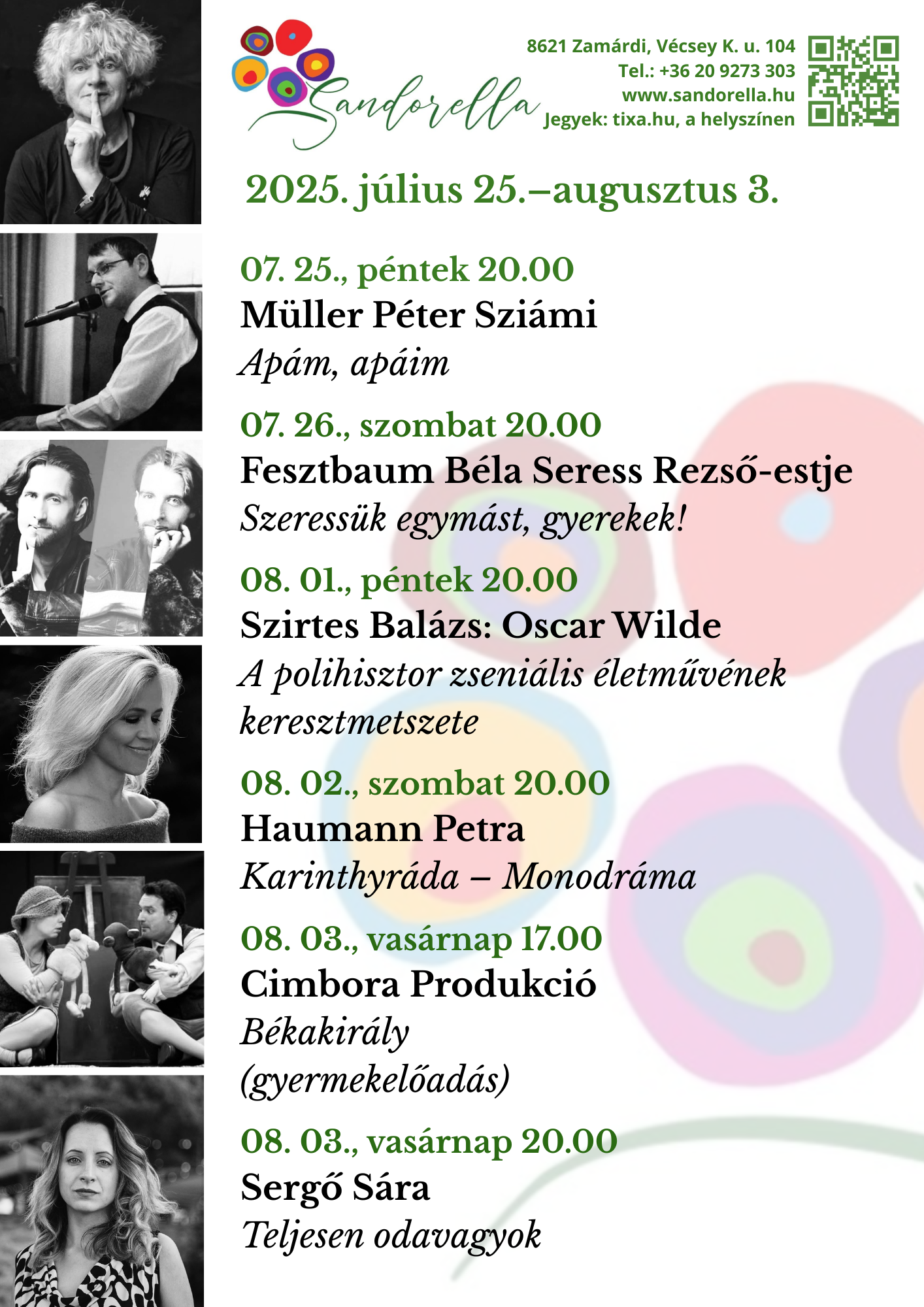 Sandorella Művészudvar program